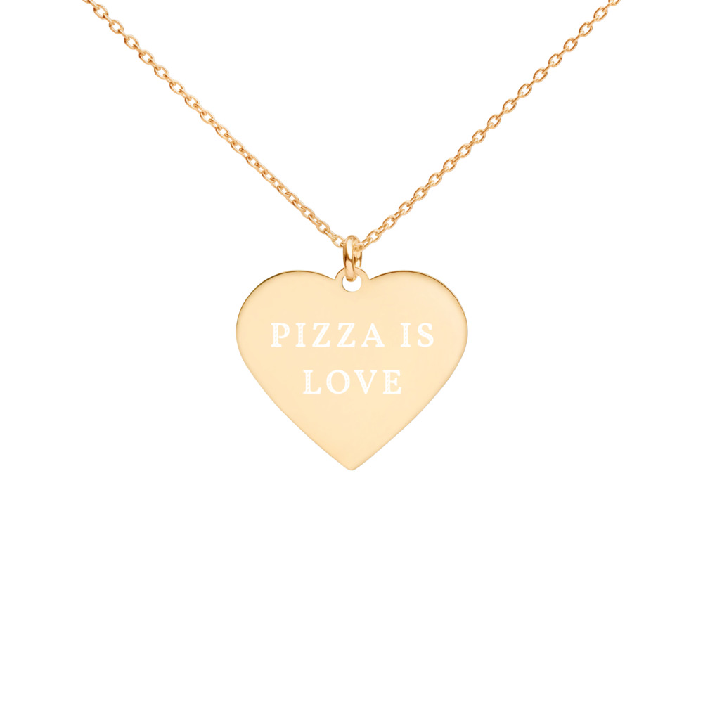 Download Pizza Is Love Sterling Silver Pendant You Make Pizza